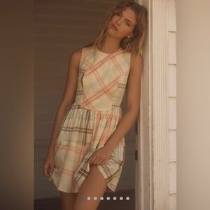 NWT LyreBird Sleeveless Plaid Nap
Mini Dress